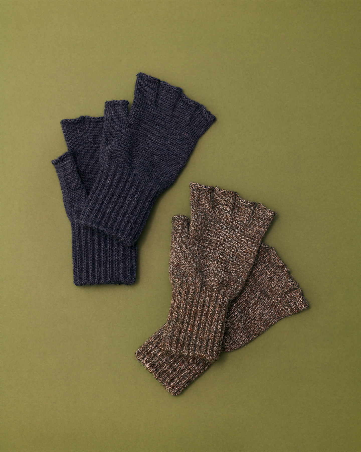 ラムズウール フィンガーレス グローブ