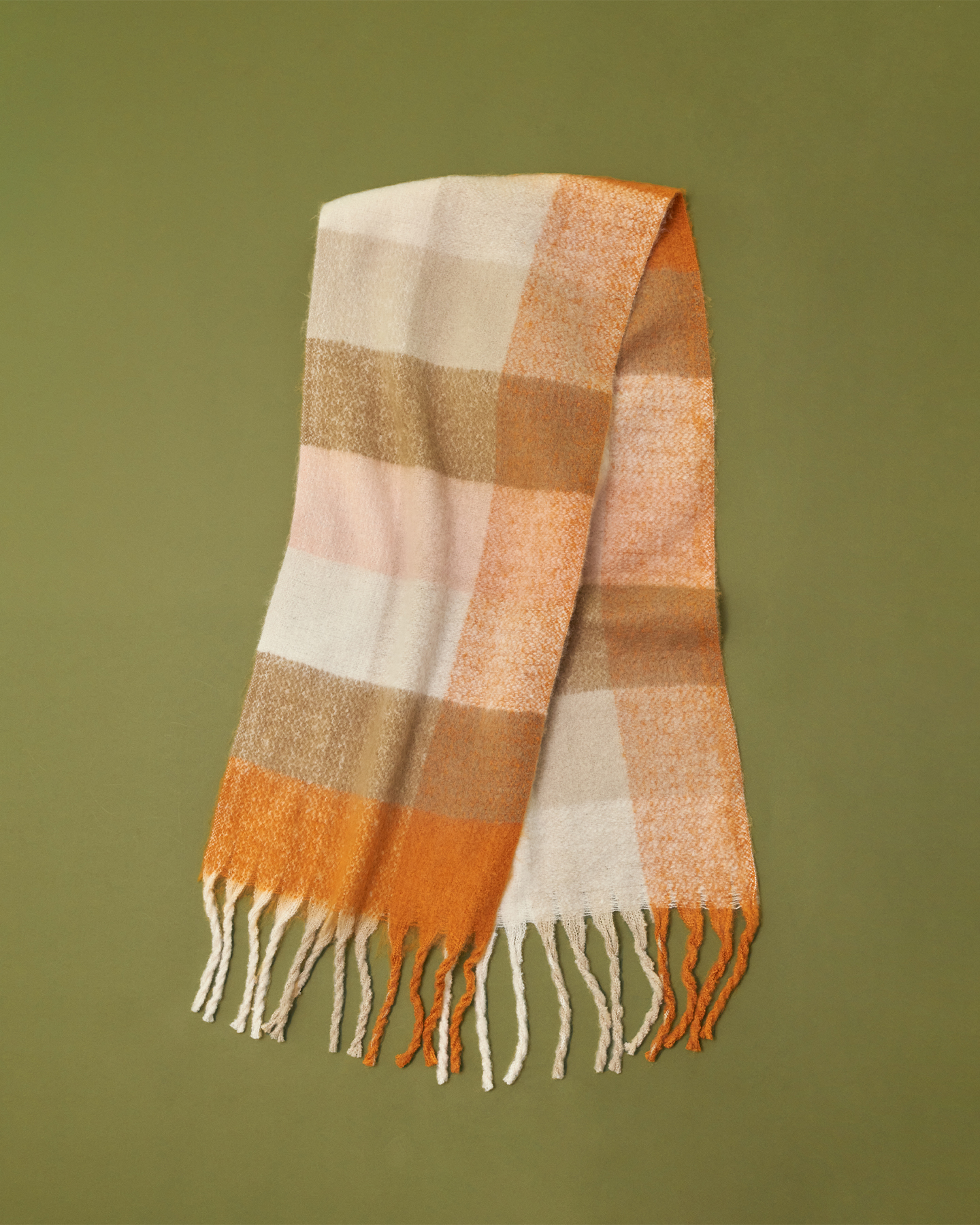 Marie チェックマフラー