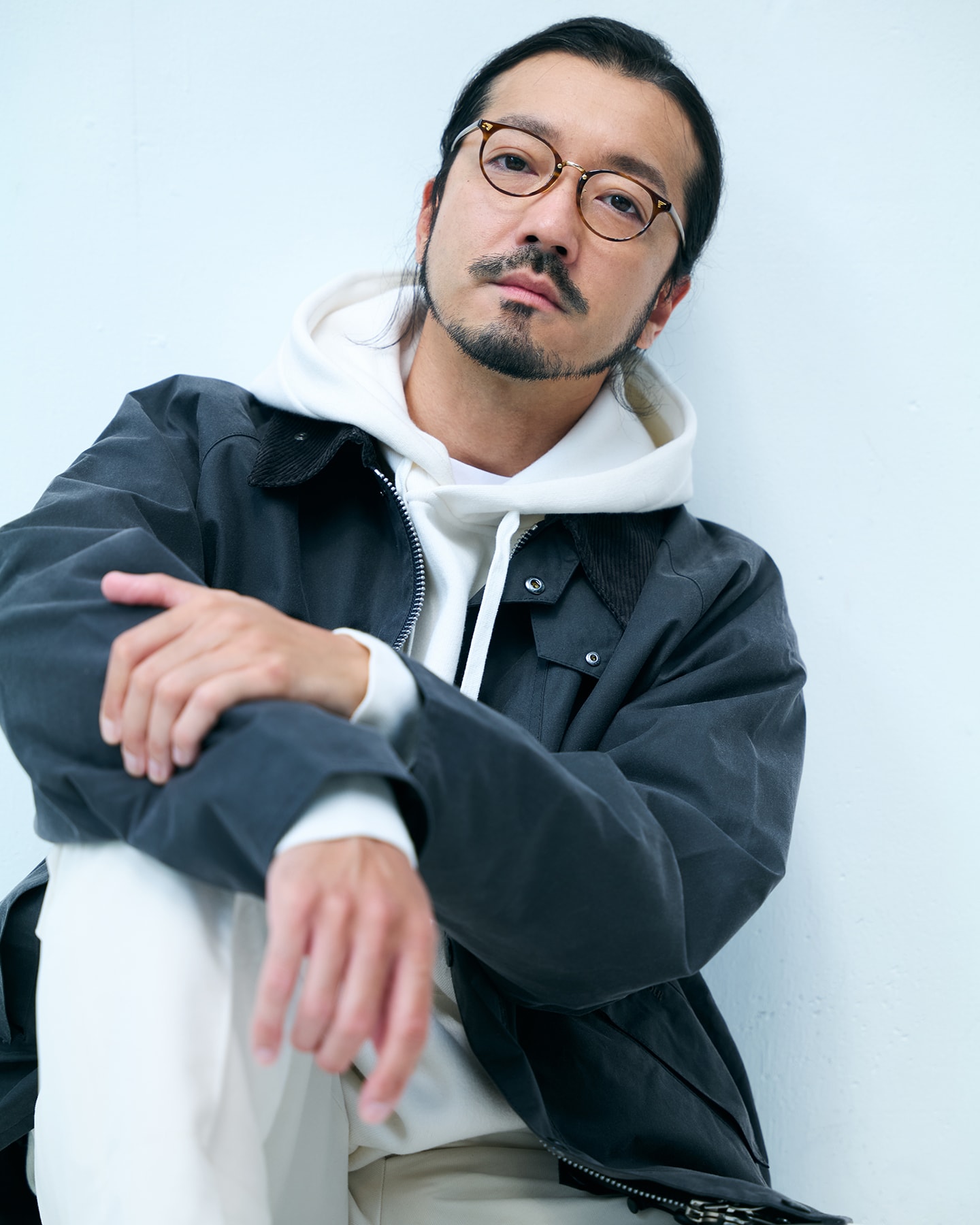 Transport Wax Jacketの着用イメージ