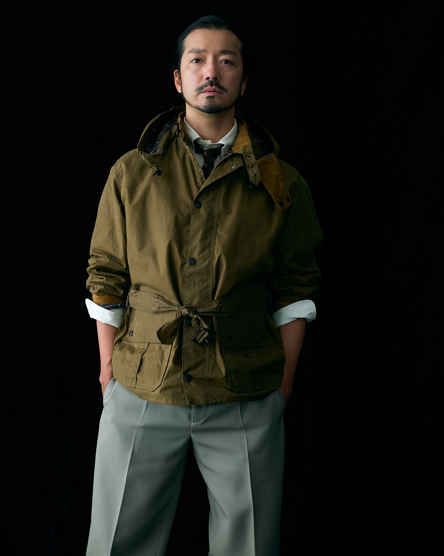 Ursula Wax Jacketの着用イメージ