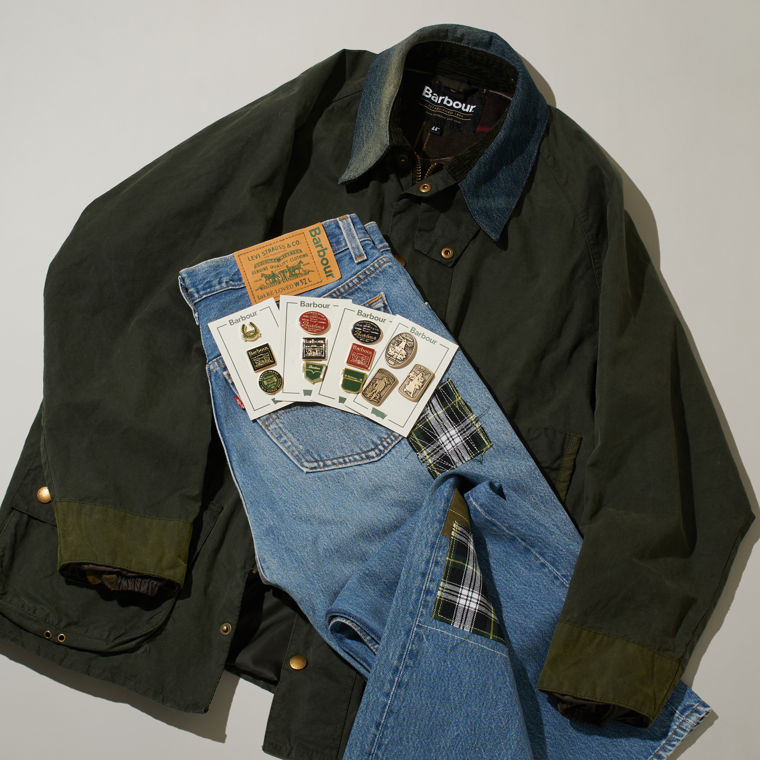Barbour×Levi’s® RE-LOVEDカプセルコレクション発売